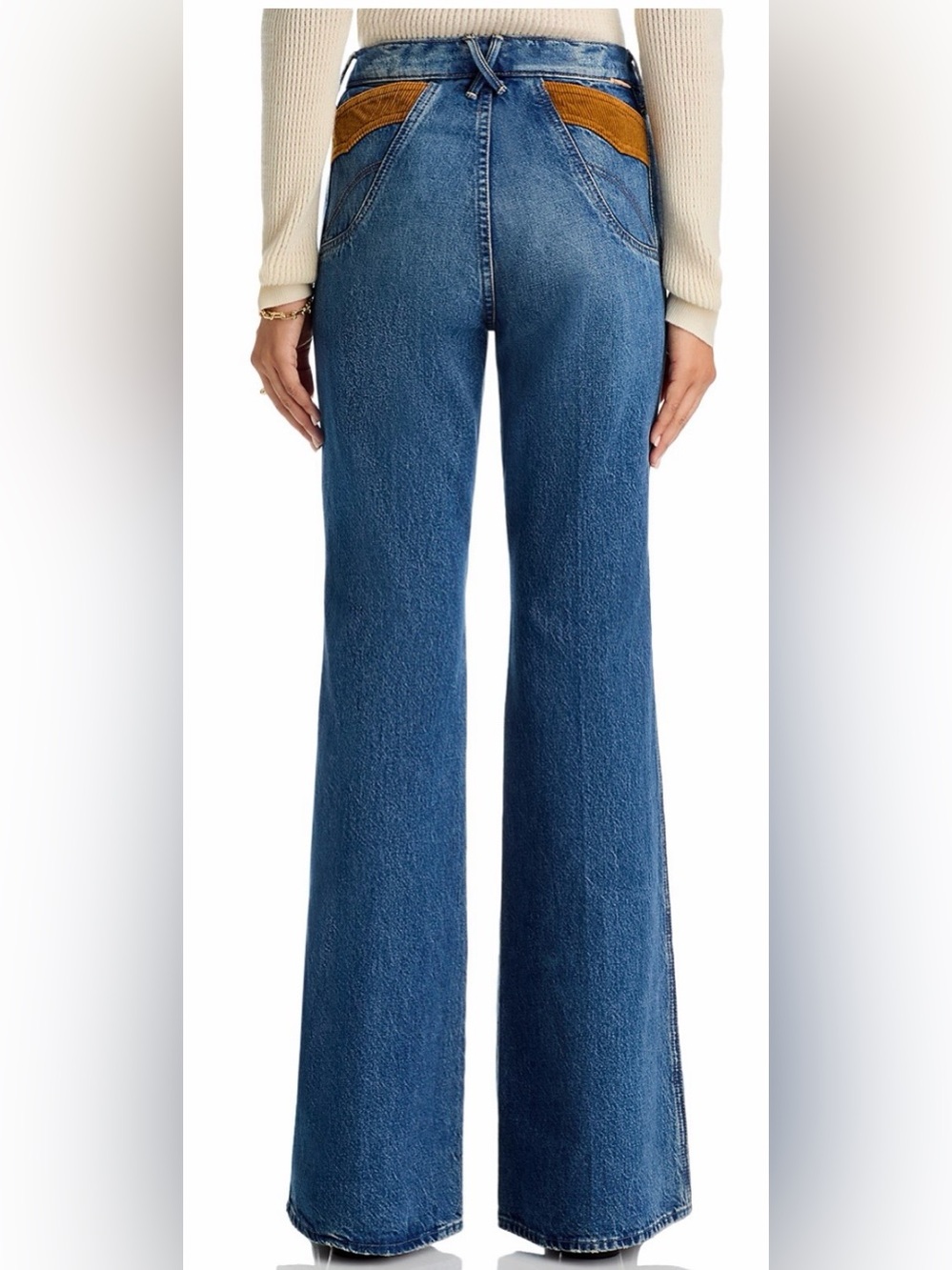 MOTHER The Pointy Pocket Doozy Heel Jeans in Remember When - Picture 3 of 7